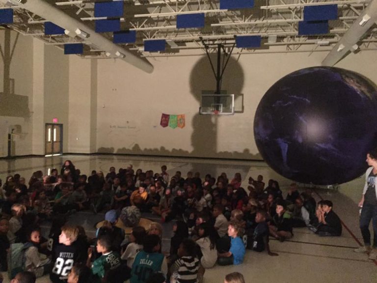 Winget Park Elementary Big Canyon Balloon & Orbit Earth Expo