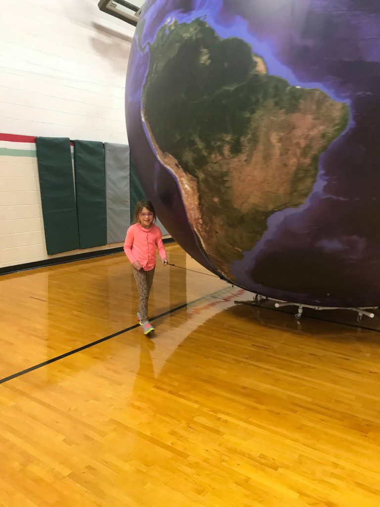 Holdingford Elementary Big Canyon Balloon & Orbit Earth Expo
